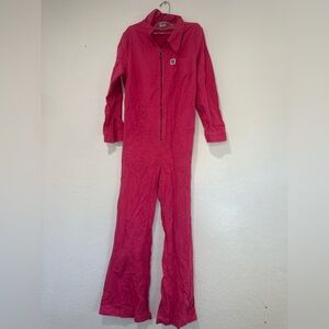 Lucy & yak Hot Pink One-Piece Zip Jumpsuit women’s size 6 boilersuit wide leg